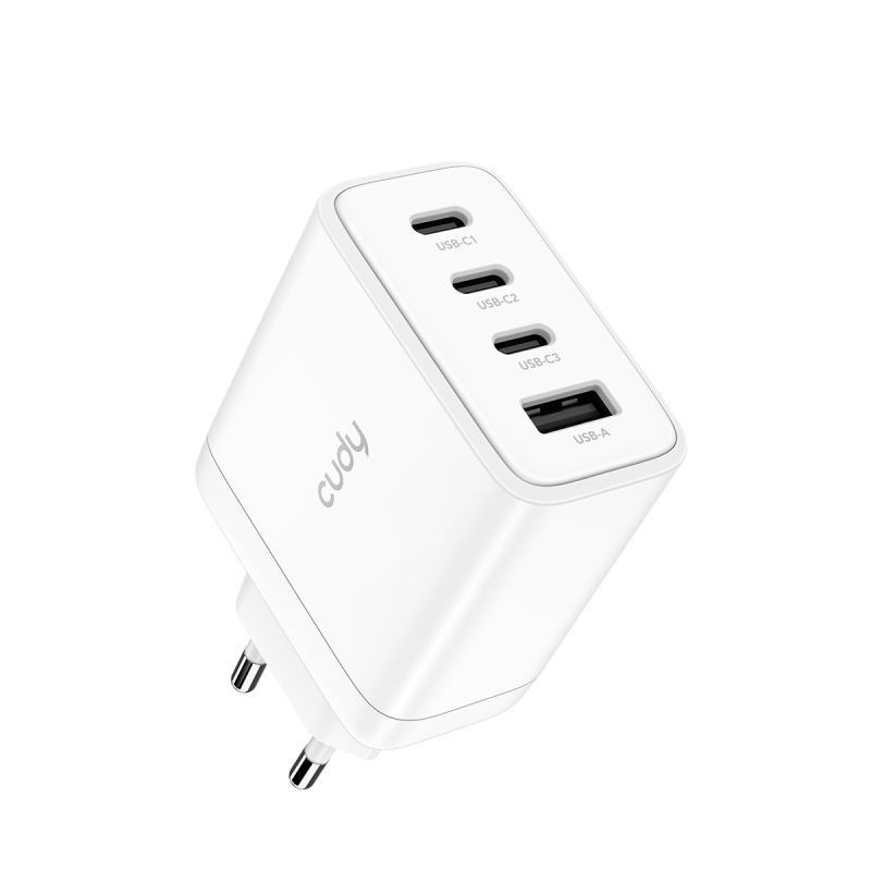 Cudy 4-Port 65W USB-C Charger EU Plug (cudy 4-Port 65W USB-C Charger with EU Plug)