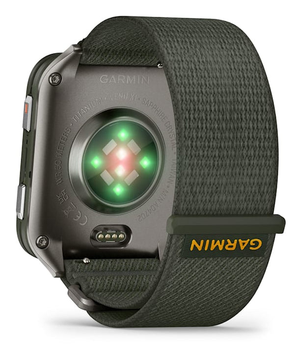 Smartwatch Venu X1 Moss with Titanium Caseback and Moss ComfortFit Nylon Band "010-02980-03"