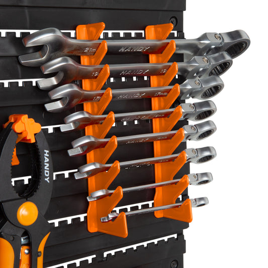 Organizator de perete, suport pentru scule - 2 plăci - 475 x 272 x 115 mm