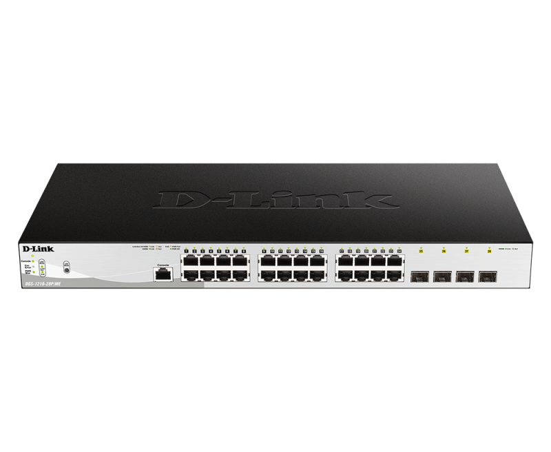 D-Link DLINK SW 24P-GB 4CMB 12P-POE SMART RM