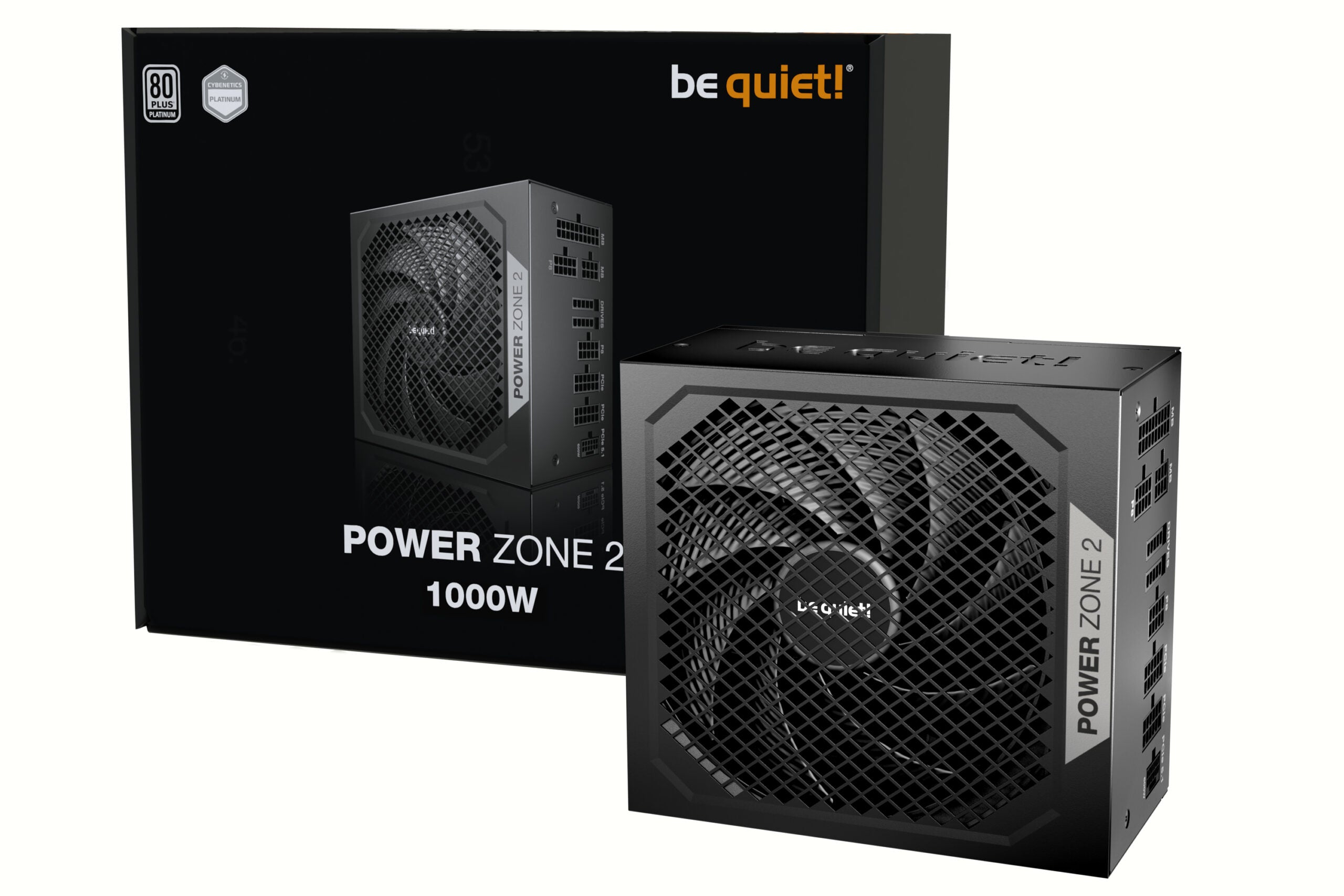 SURSA be quiet "Power Zone 2", 1000W, certificare 80 Plus Platinum, LLC, SR, DC to DC, modular, fan 140mm Pure Wings 3, negru, "BP008EU"