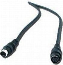CABLU video GEMBIRD, adaptor S-Video (T) la S-Video (M), 1.8m, negru, "CCV-513"