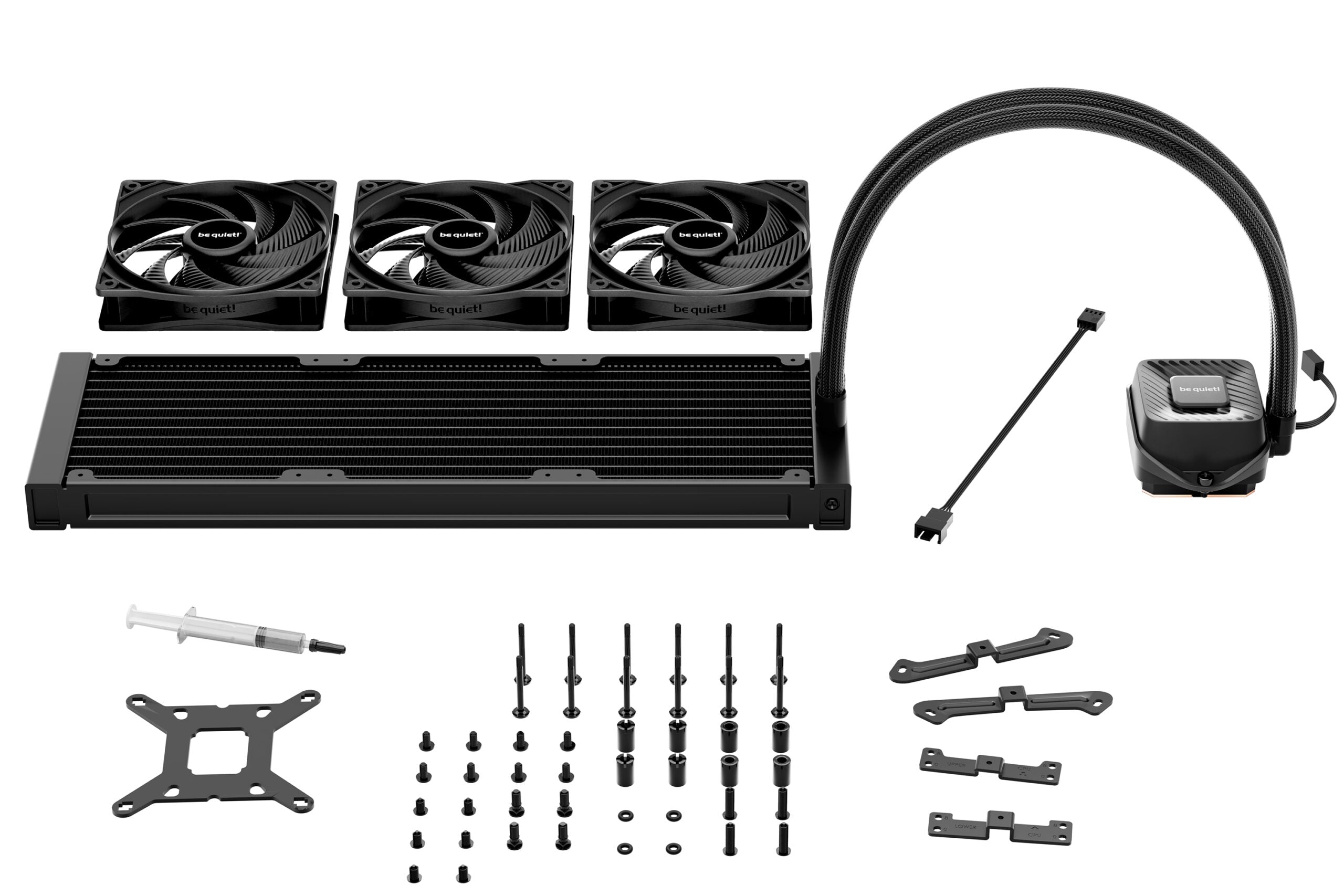COOLER be quiet "PURE LOOP 3", skt. LGA1851, LGA 1700, AM4, AM5, racire cu lichid, 3 x 120mm, 2100 RPM, negru "BW029EU"