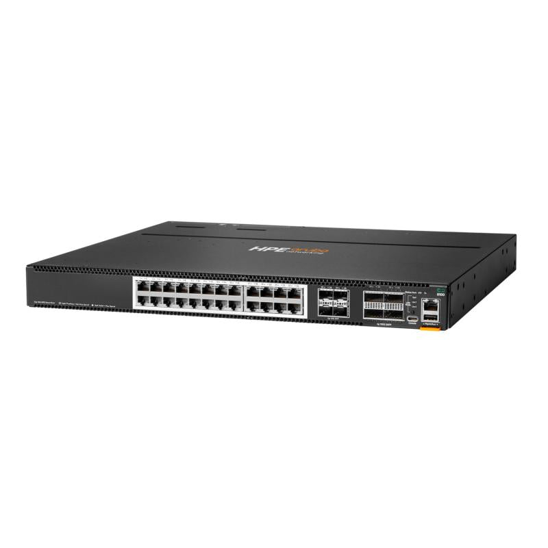 HPE Anw 8100-24XT4XF4C FB3F2AC Bdl (HPE Aruba Networking Cx 8100 24x10G Base-T 4x10G Sfp+ 4x40/100G QSFP28 Fb 3Fan...)