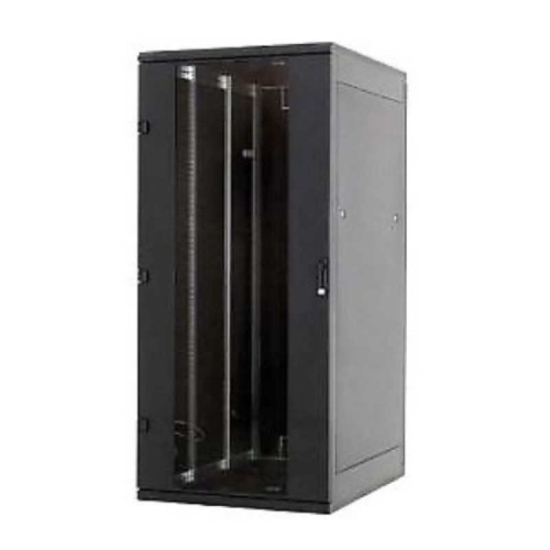 Triton Rack Podea 22U 600X600 Negru (Rack de podea 19 Triton 22U 600x600mm usa fata sticla panouri laterale/spate...)