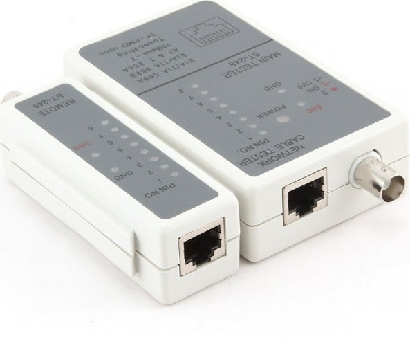 TESTER CABLU RETEA GEMBIRD pt. cablu UTP, FTP si coaxial, "NCT-1"