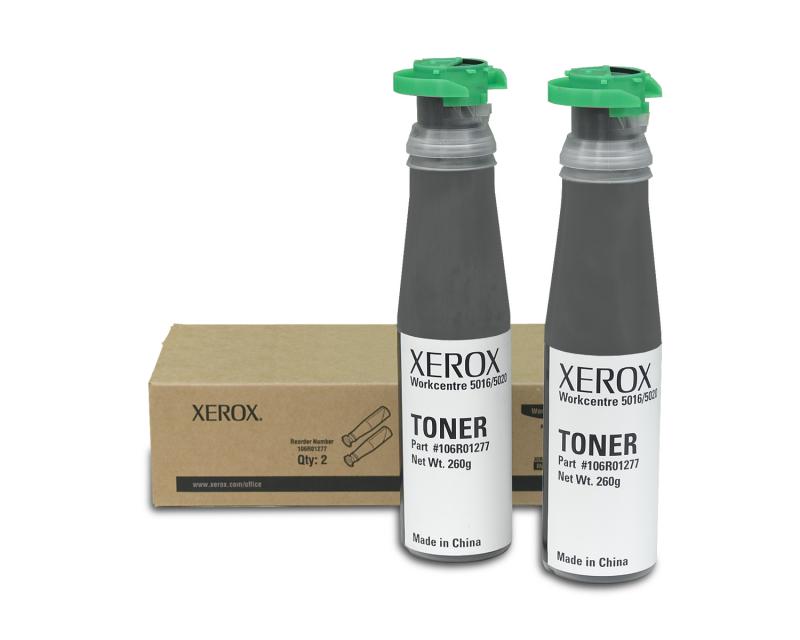 Dual-Pack Original Xerox Black, 106R01277, pentru WC 5016|WC 5020, 2x6.3K, , "106R01277"