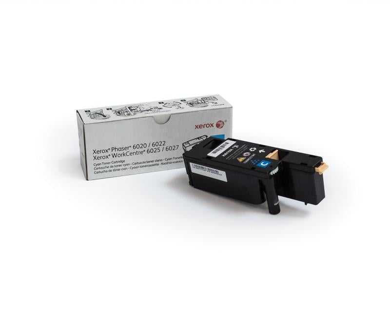 Toner Original Xerox Cyan, 106R02760, pentru Ph 6020|Ph 6022|WC 6025|WC 6027, 1K, , "106R02760"