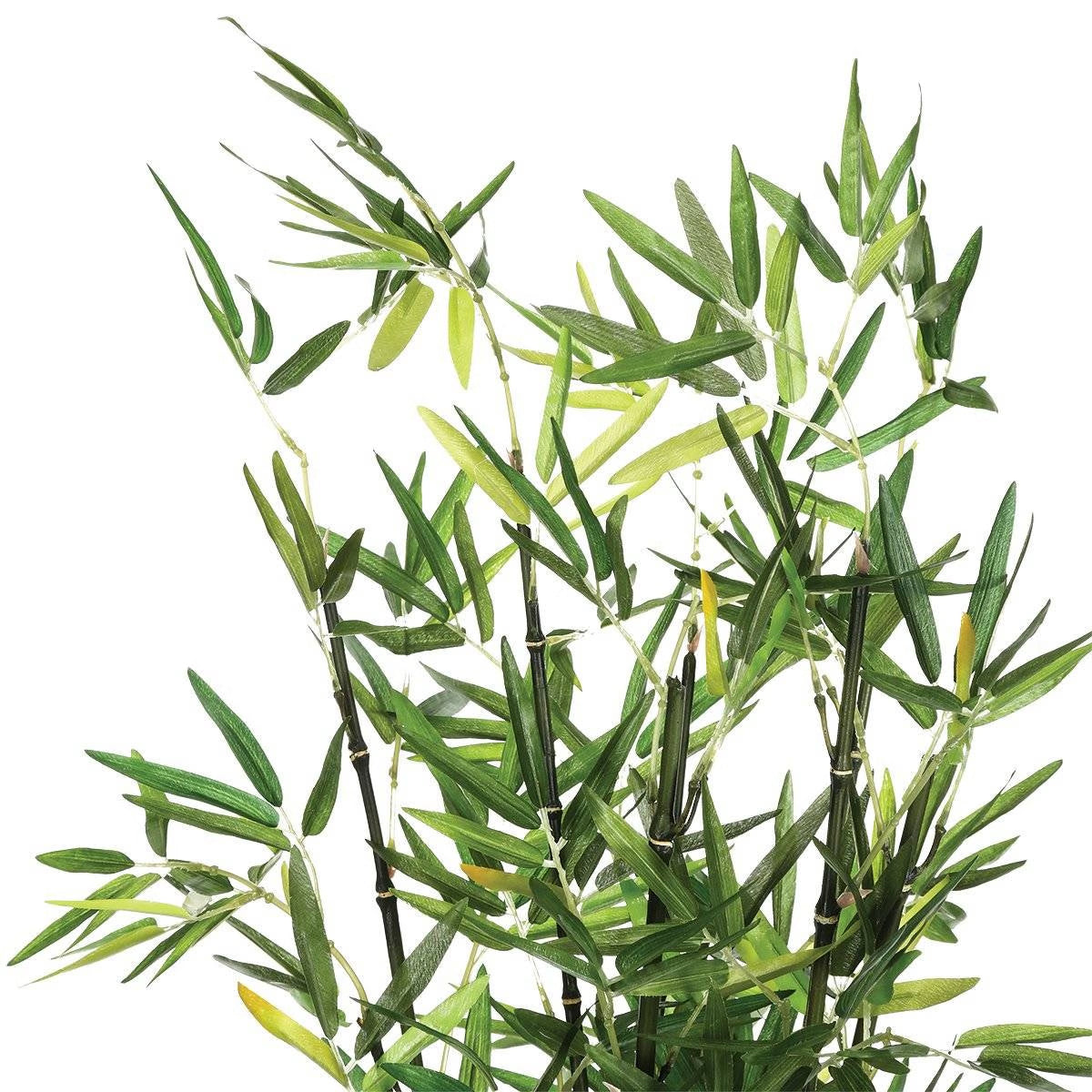 Planta artificiala Atmosphera Bambou cu ghiveci, bambus, 36x36x76 cm, verde