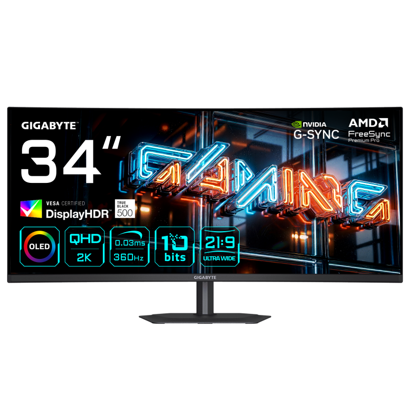 GIGABYTE MO34WQC36 GAMING MONITOR 34"