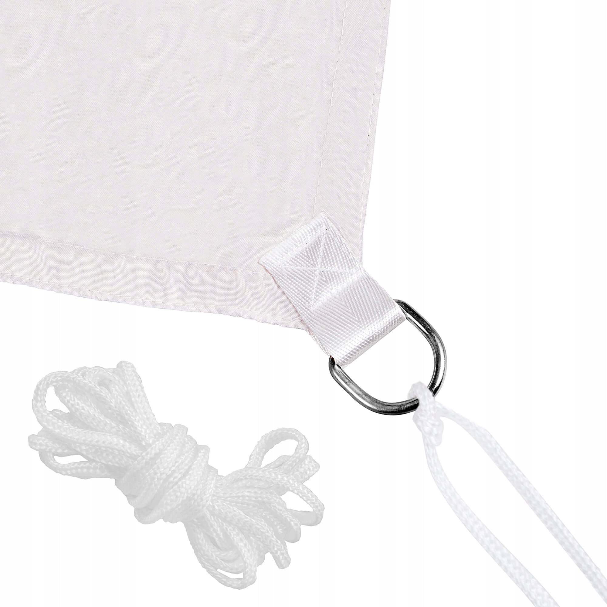 Copertina prelata de soare Sersimo SN114, triunghiulara, impermeabila cu protectie UV, 5x5x5m, gri deschis