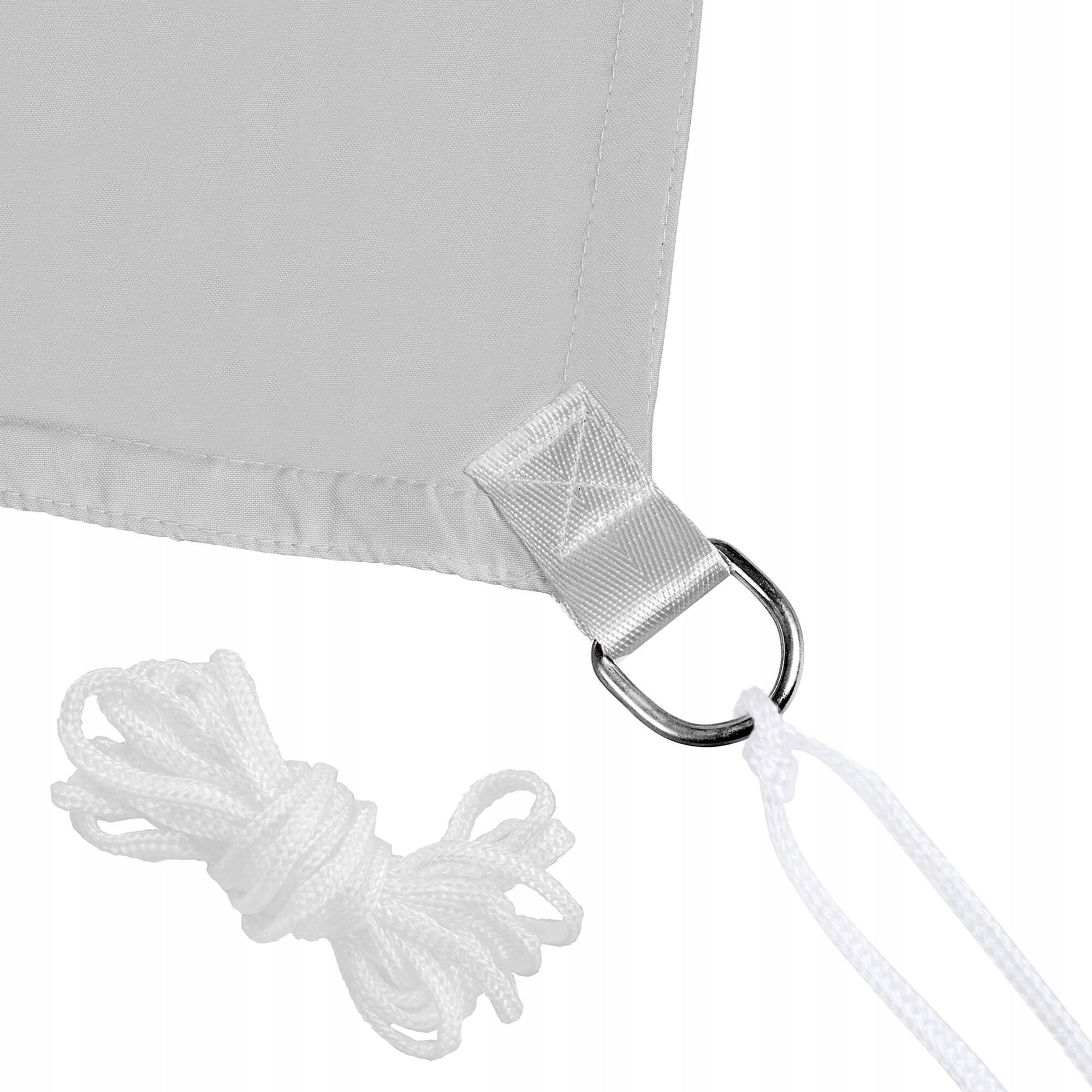 Copertina prelata de soare Sersimo SN144, patrata, impermeabila cu protectie UV, 4x4m, gri