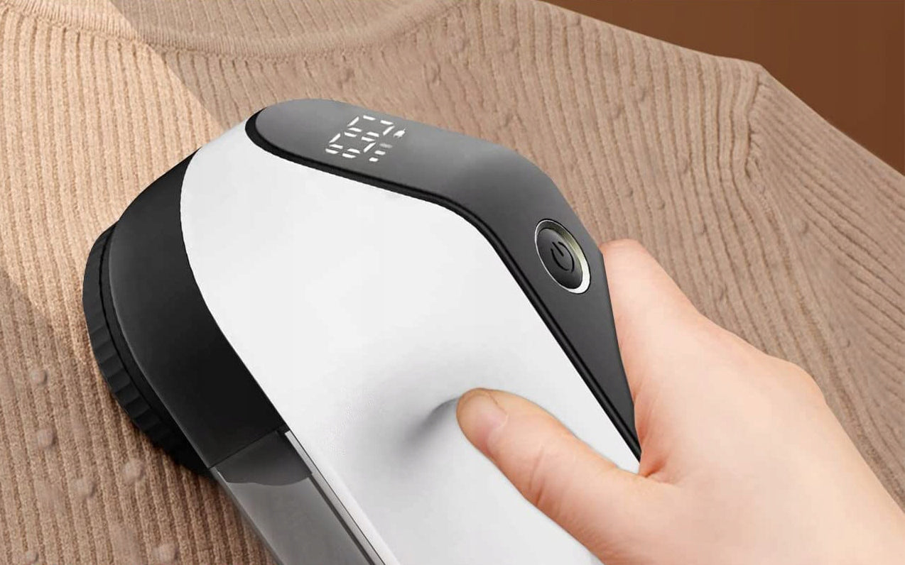 Aparat de curatat scame, 3 trepte, afisaj LCD, incarcare USB, pentru toate tipurile de tesaturi - 10