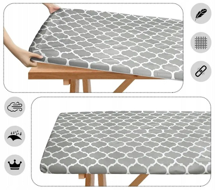 Husa pentru set mobilier gradina, 1 masa si 2 banci, impermeabila, 76x183cm, gri