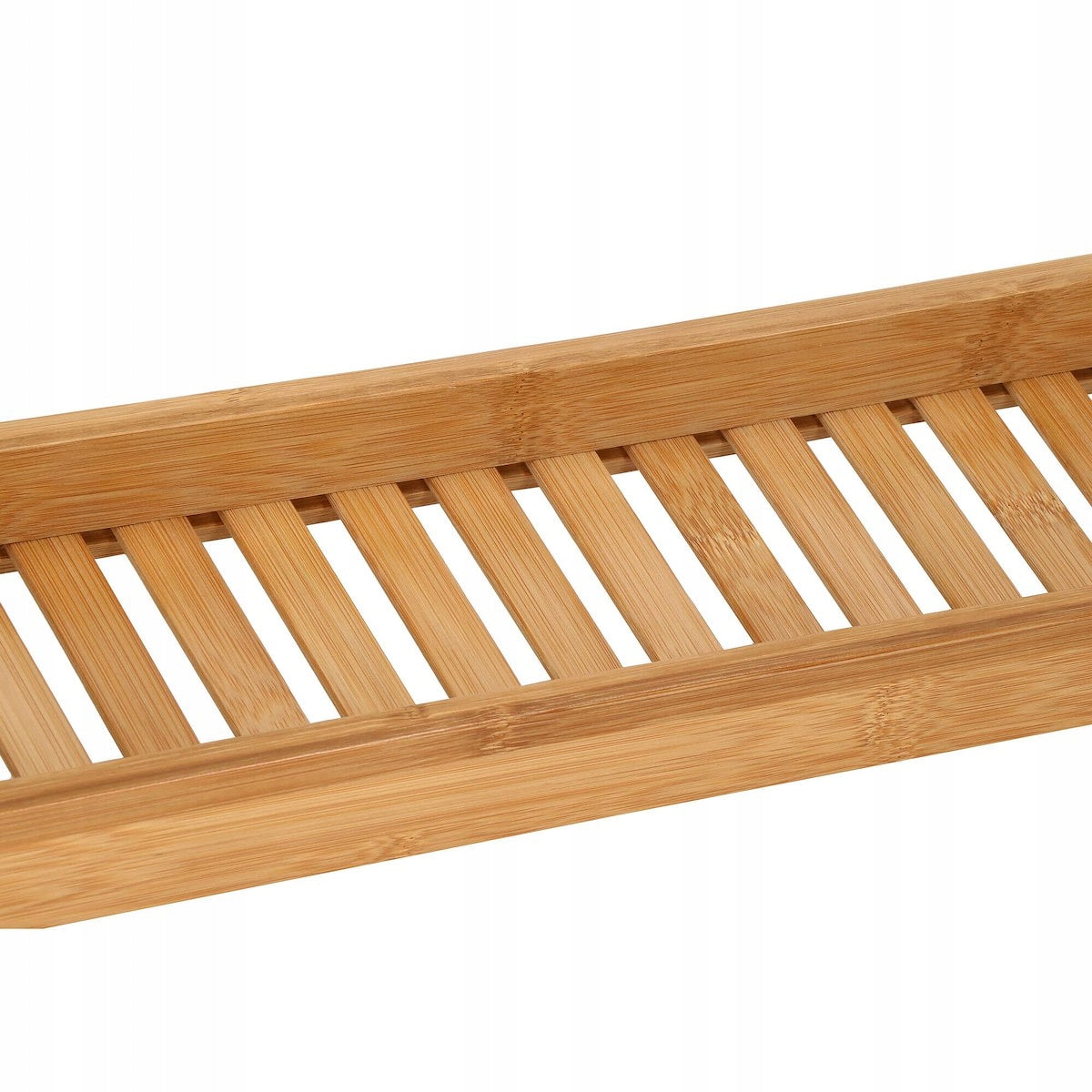Raft cu tava pentru cada din bambus natural Sersimo 1022, fixa, 70x15cm