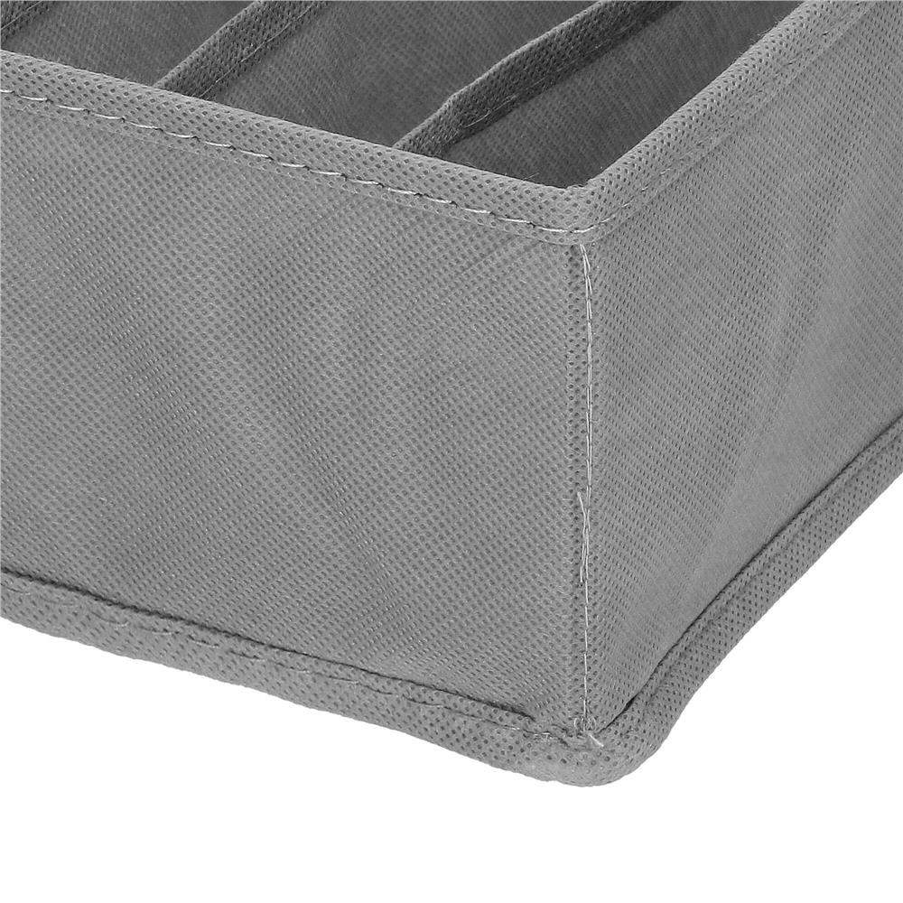 Set 4 organizatoare Sersimo sertar pentru sosete/lenjerie, gri