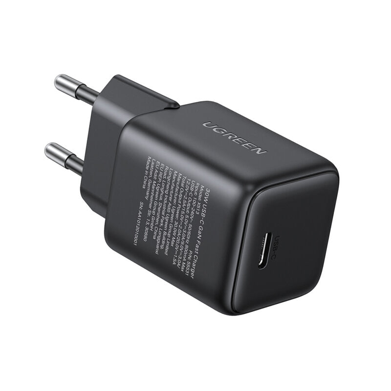 INCARCATOR retea Ugreen GaN "X513" Quick Charge 30W, 1 x USB Type-C, negru "65007"