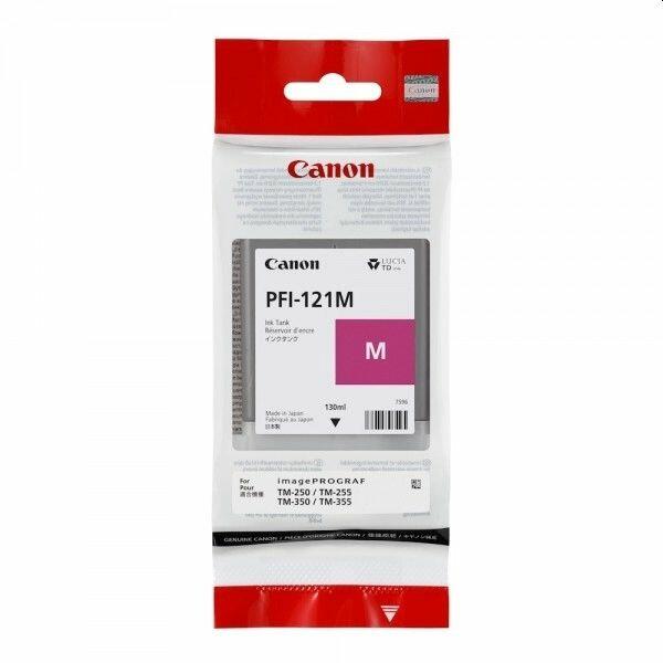 Cartus Cerneala Original Canon Magenta, PFI-121M, pentru IPF M-255|TM-350|TM-355, 130ml, ,NOPP, "6267C001AA"