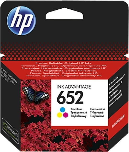 Cartus Cerneala Original HP Color, nr.652, pentru DESKJET 2135 AIO, , , "F6V24AE"