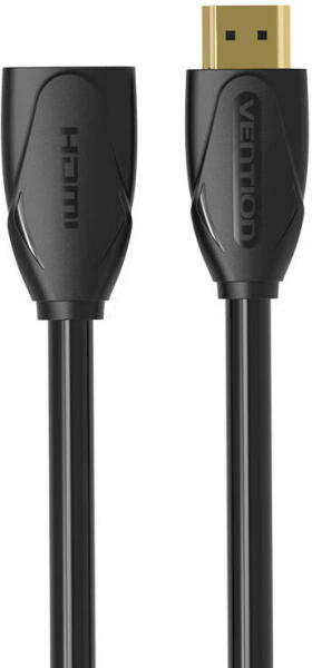Cablu video prelungitor Vention, HDMI(M) la HDMI(T), 1m, rezolutie 4K la 60Hz, negru, "VAA-B06-B100" - 6922794721203