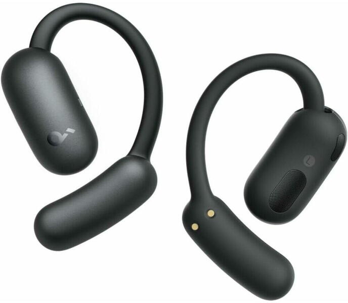 Casti TWS Anker "Soundcore AeroFit 2", tip open ear, utilizare smartphone, Bluetooth 5.4, , durata baterie pana la 42 ore, noise cancelling, conectare multi-point, negru, "A3874G11" (timbru verde 0.18 lei) - 194644298876