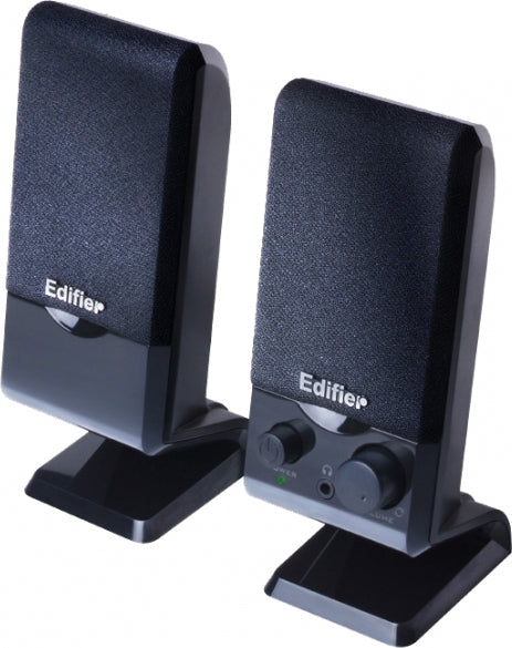 BOXE EDIFIER 2.0, RMS: 1.2W (2 x 0.6W), control volum, USB power, black, "M1250" 674667001001