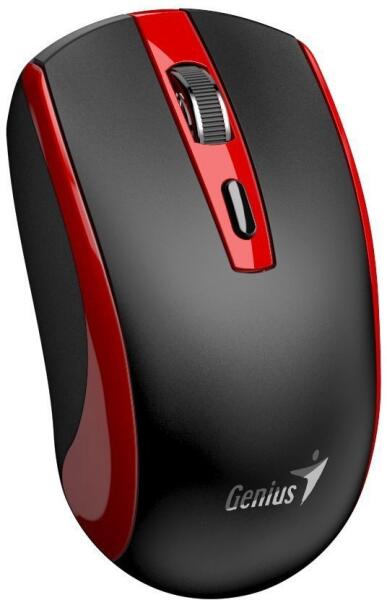 Mouse Genius "ECO-8150", PC sau NB, wireless 2.4GHz, optic, 1200 dpi, butoane/scroll 3/1, acumulator, buton Copilot, rosu, "31030045401" 4710268 262596