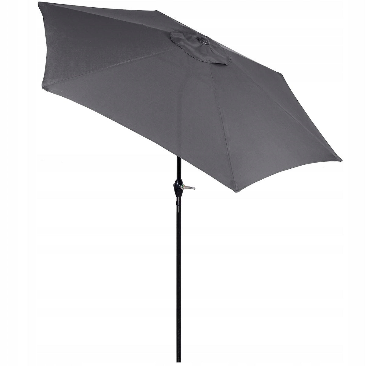 Umbrela terasa gradina, cu manivela si inclinare, GU21, diametru 260cm, gri antracit