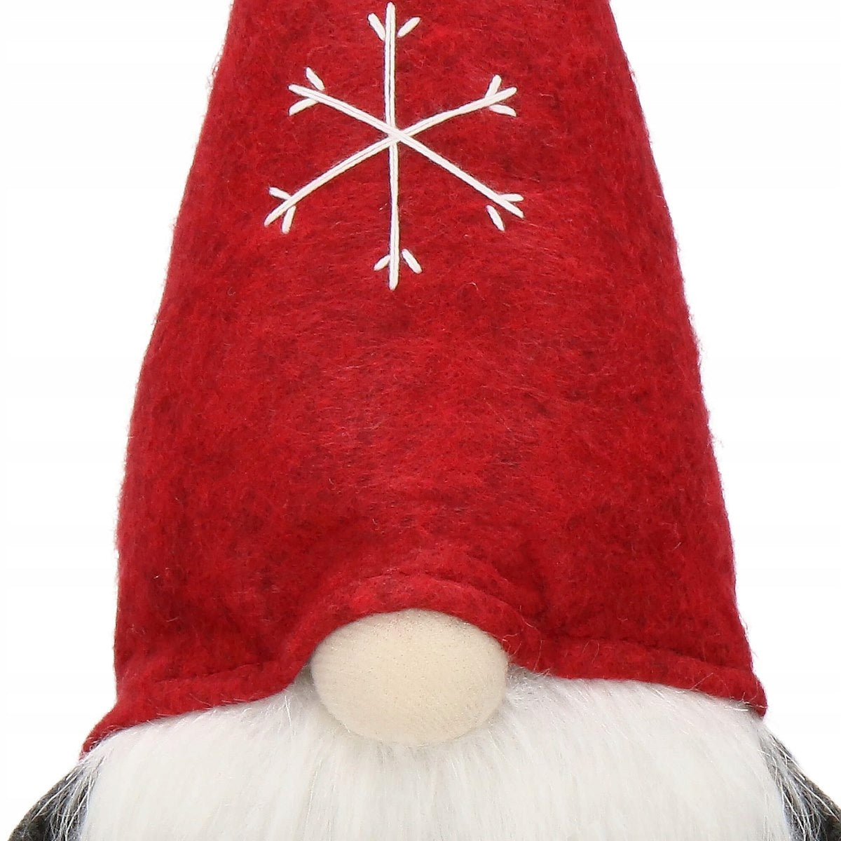 Figurina Craciun, Gnom, picioare telescopice, inaltime extensibila 50-70cm
