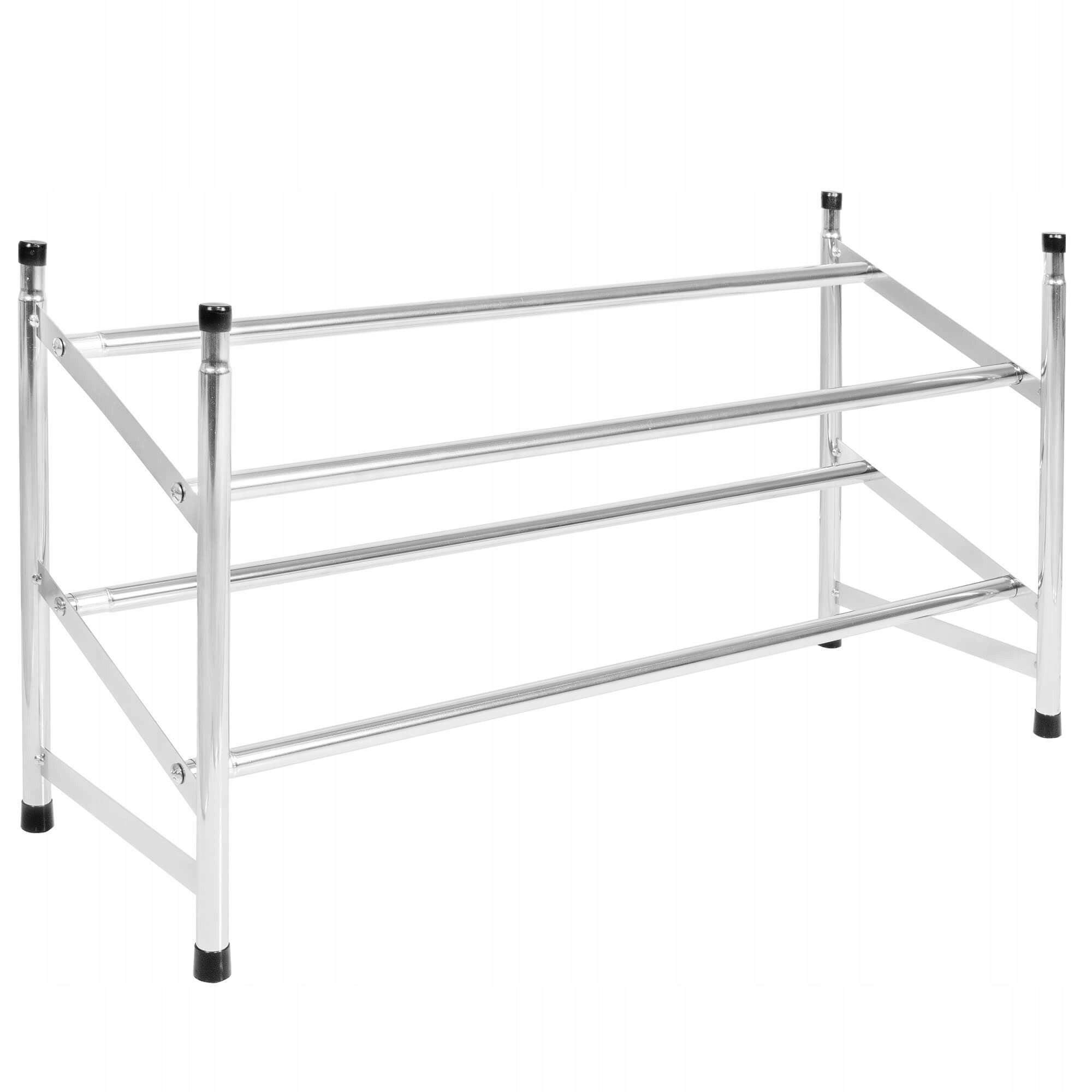 Pantofar extensibil cu 2 rafturi, 62-115cm, cromat