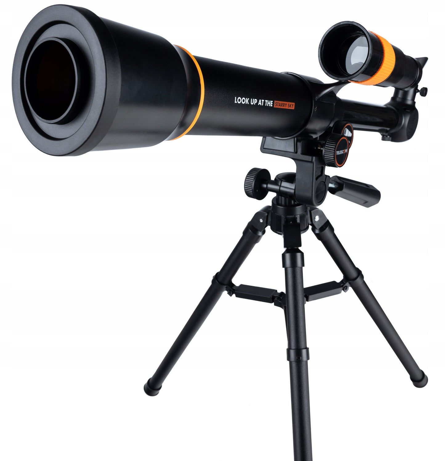 Telescop pentru copii cu stativ si 2 oculare pentru observarea cerului, 46x43x33 cm, negru - 9