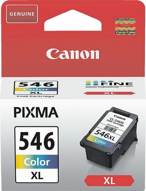 Cartus Cerneala Original Canon Color, CL-546XL, pentru Pixma IP2850|MG2450|MG2455|MG2550|MG2550S|MG2950|MG3050|MG3051|MG3052|MG3053|MX495 Black|MX495 White|TR4550|TS205|TS305|TS3150|TS315, , , "BS8288B001AA"