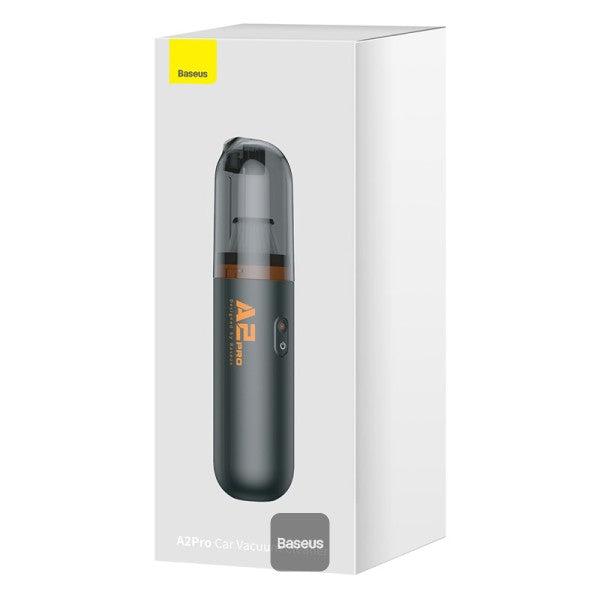 ASPIRATOR de mana Baseus A2 Pro, putere aspirare 6000pa, timp incarcare 3 ore, filtru HEPA, cablu inclus Type-C la USB, negru "VCAQ040001" - 6932172614041