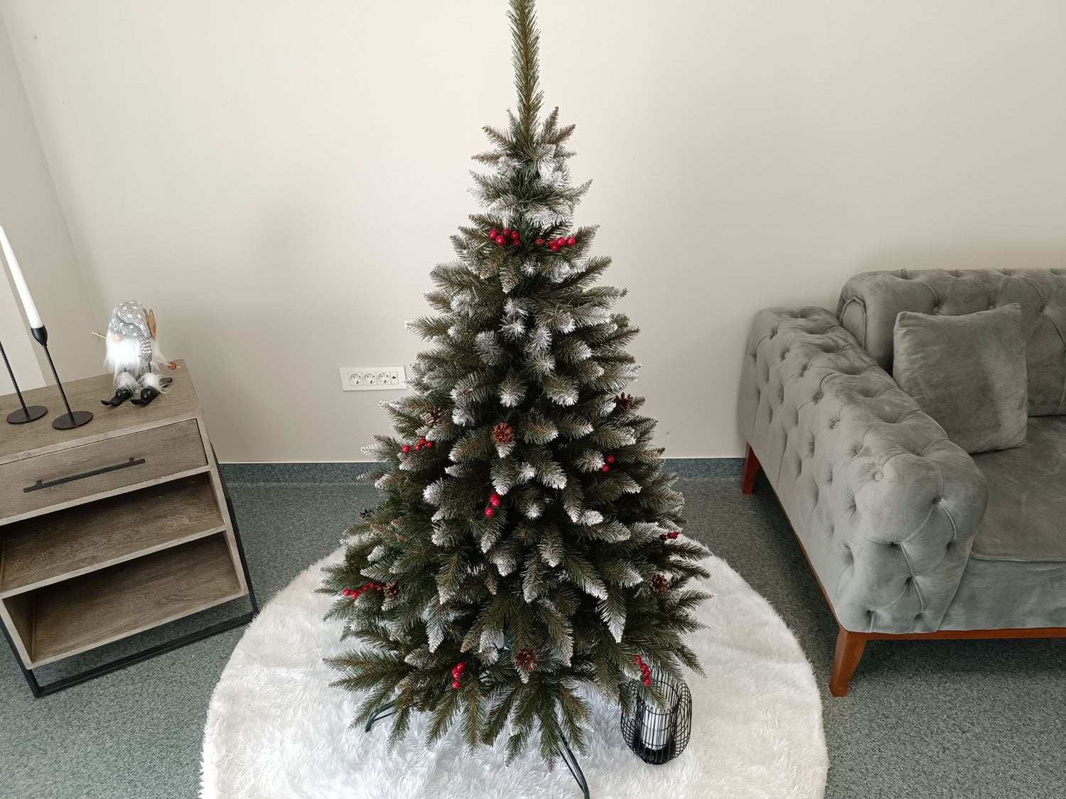 Brad artificial Christmas Deluxe by Sersimo, Frasin de Munte, 2D, 150cm