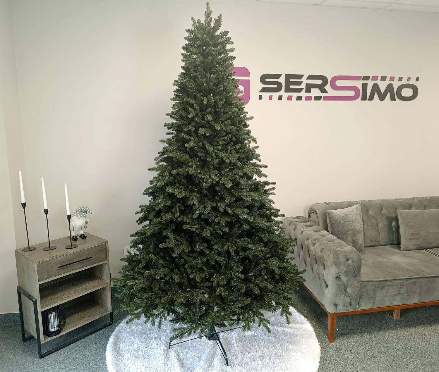 Brad artificial Christmas Deluxe by Sersimo, Carpati, 2D+3D, 230cm