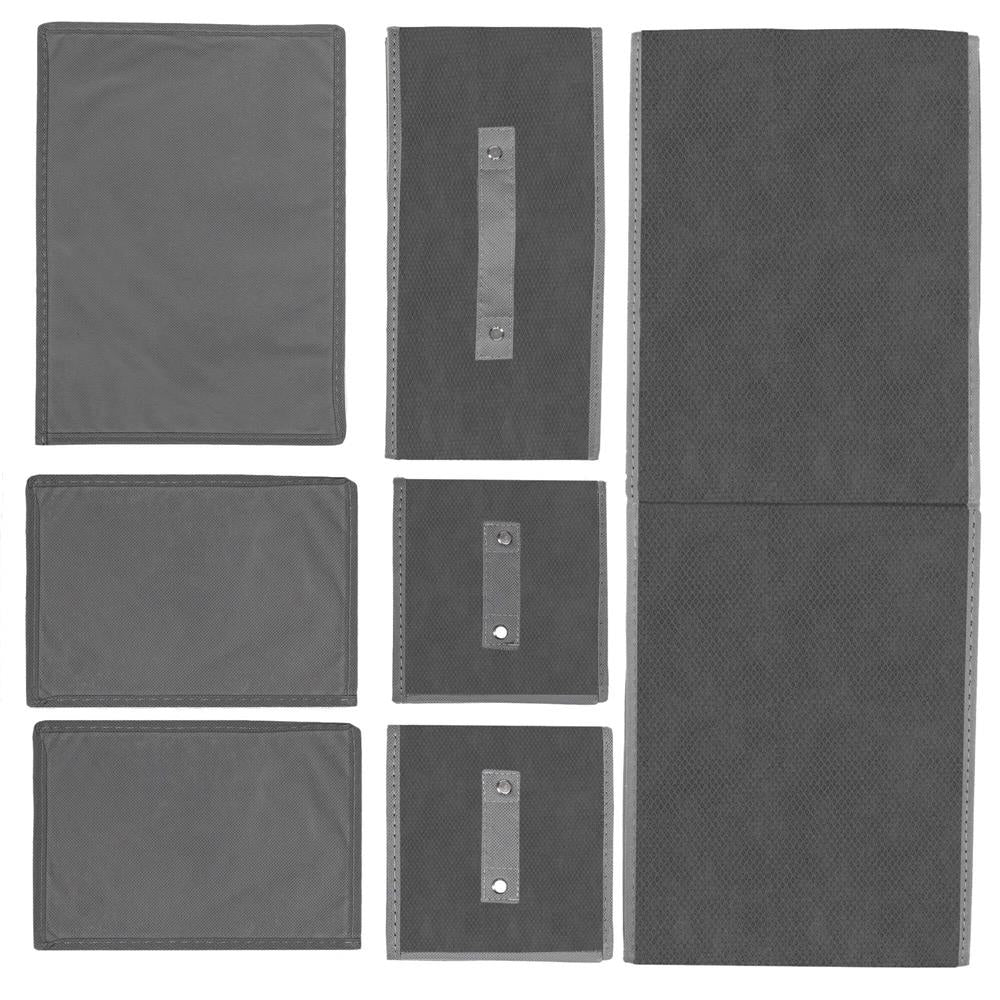 Organizator dulap tip lada cu 3 sertare, 31x31x22cm, gri