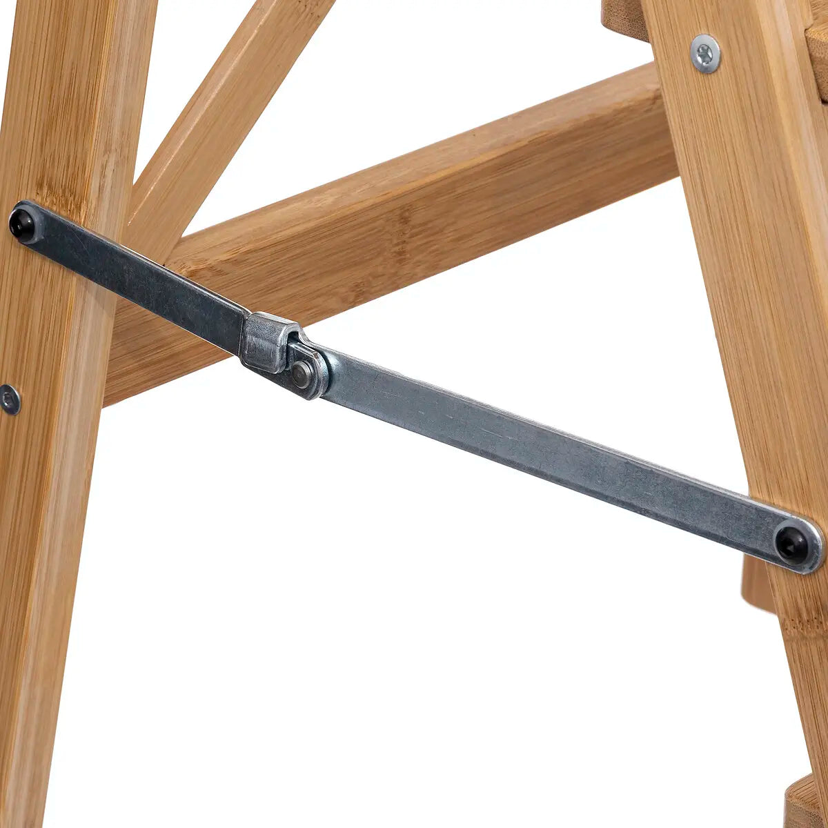 Scarita pliabila 3 trepte Atmosphera Bambou, bambus, 50x44x63 cm, maro natural