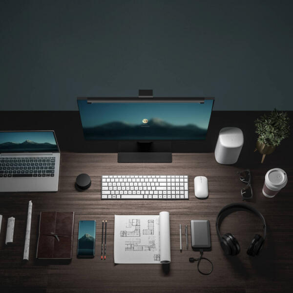 Lampa LED Mi Monitor Hanging Lamp cu telecomanda Negru "BHR4838GL"