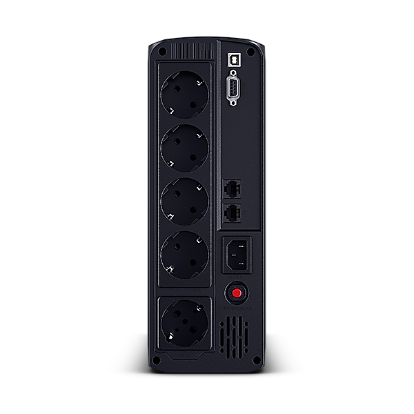 UPS CYBER POWER Line Int. cu manag,tower,1600VA/ 960W,AVR,5xSchuko,LCD,2x 12V/9Ah,Backup 1-8 min,incarcare 8h,conector USB,RS232,RJ45,GreenP,"VP1600ELCD"