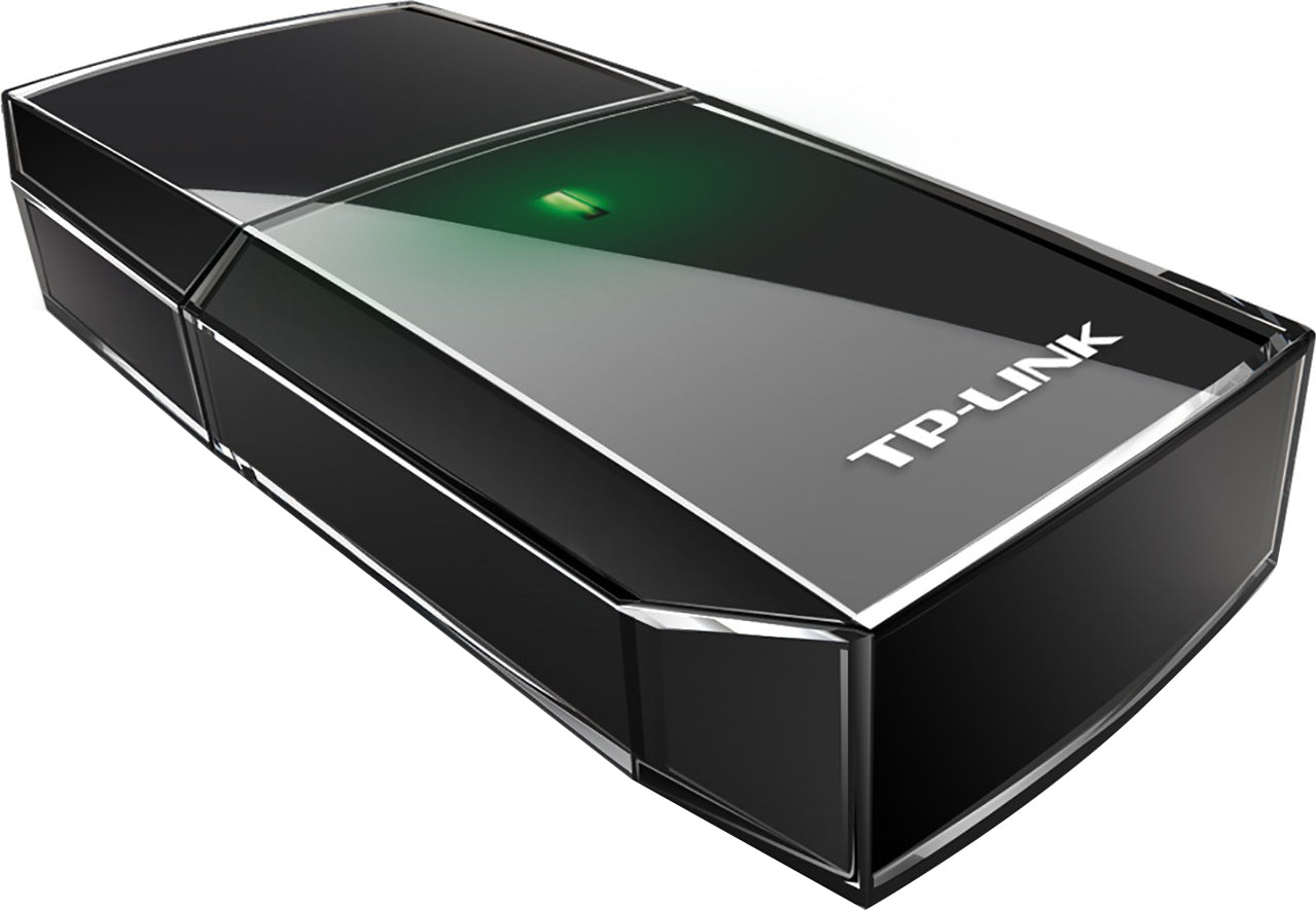 ADAPTOR RETEA TP-LINK AC600, extern wireless 2.4 GHz | 5 GHz, USB 2.0, port, 433 Mbps, antena interna x 1, "Archer T2U"