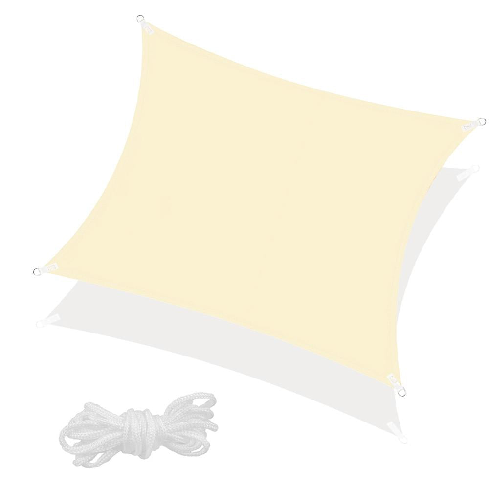 Copertina prelata de soare Sersimo SN120, patrata, impermeabila cu protectie UV, 5x5m, ecru