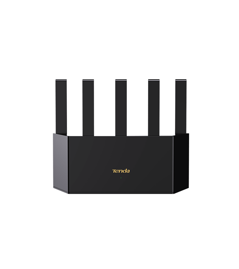 ROUTER Tenda wireless, AX1500, 1 × Gigabit WAN, 3 x Gigabit LAN, 5 antene externe, 1500 Mbps dual band WI-FI 6 "RX2L PRO"