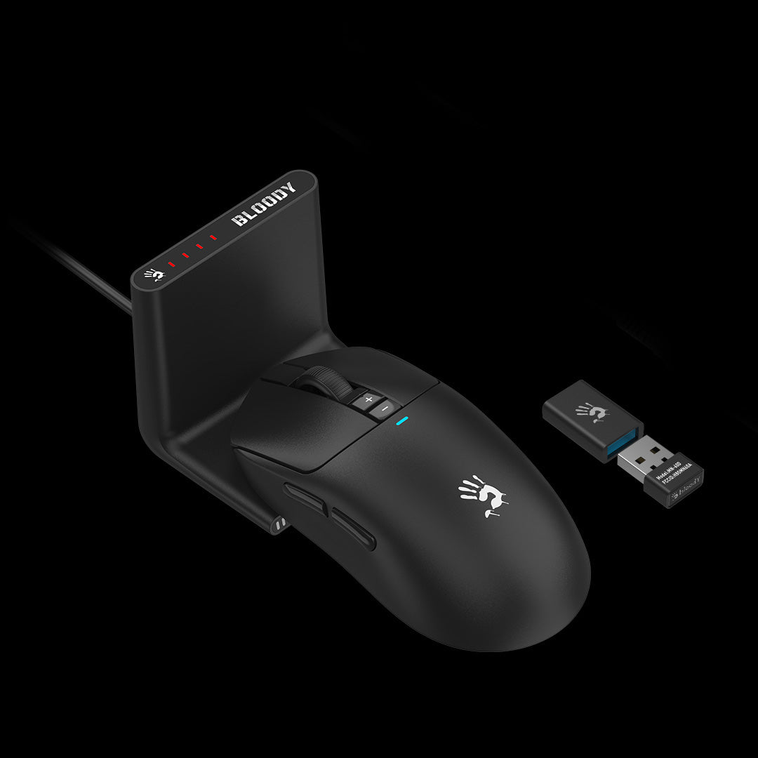 Mouse A4Tech, gaming, BLOODY WAVELINK FULL ,SPEED DUAL MODE WIRELESS USB BLACK , "R72UltraDuo BLACK ", 4711421 000970
