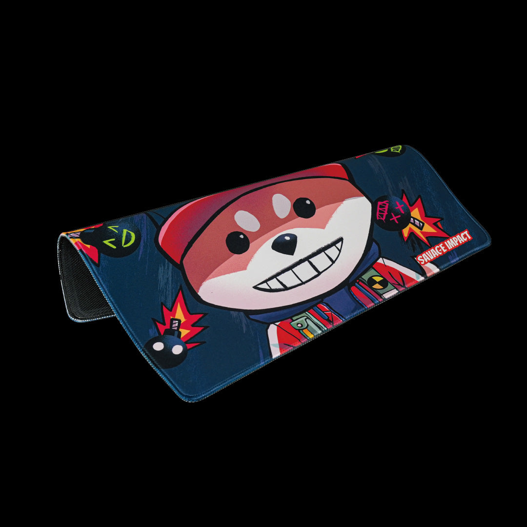 MousePAD A4TECH - gaming, Bloody "BP-45" Proxy Boom Ink, cauciuc si material textil, 452 x 400 x 5 mm, imagine, "BP-45 Proxy Boom Ink" 4711421 000963
