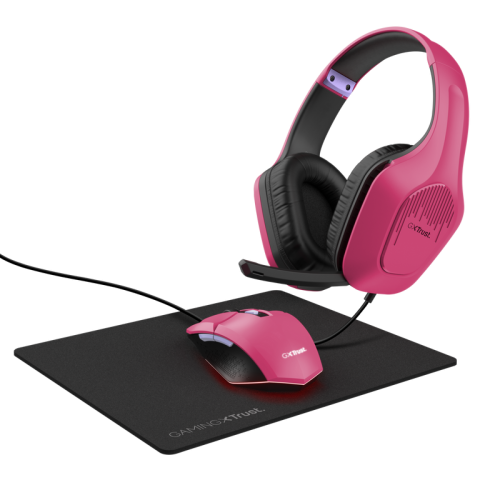 TRUST GXT790P TRIDOX 3-IN-1 BUNDLE PNK "25179"