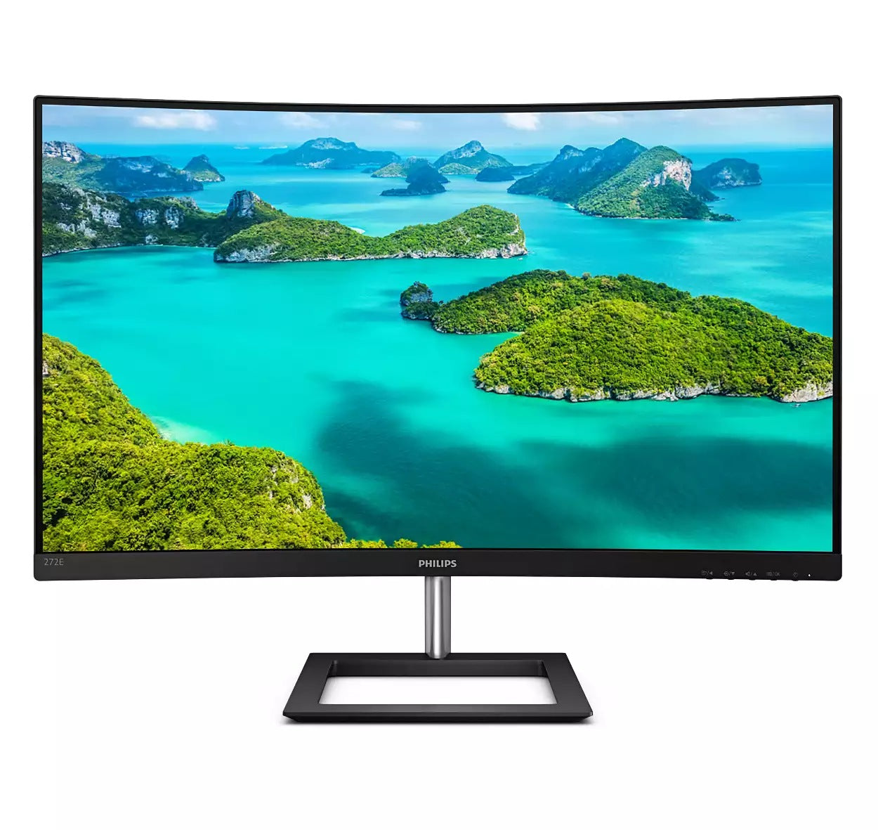 MONITOR PHILIPS 27", gaming, VA, Full HD (1920 x 1080), Wide, curbat, 250 cd/mp, 4 ms, HDMI, DisplayPort, VGA, "272E1CA/00"