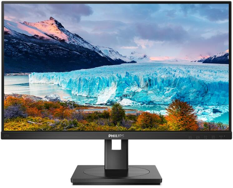 MONITOR Philips 27 inch, home | office, IPS, Full HD (1920 x 1080), Wide, 250 cd/mp, 4 ms, DisplayPort | HDMI | VGA | DVI, "272S1M/00"