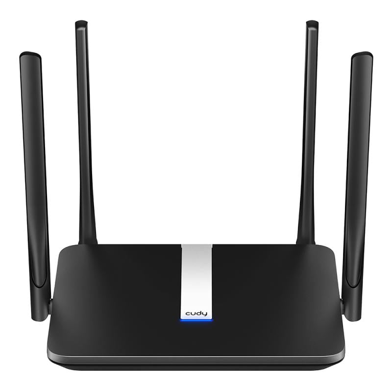 CUDY AC1200 Wi-Fi 4G LTE Cat.4 Router,1200Mbps Wi-Fi, Chipset MediaTek, build-in 4G LTE modem, 300Mbps at 2.4GHz + 867Mbps at 5GHz, 4 antennas, 4 10/100M RJ45 Ports, Nano SIM Slot, PPTP/L2TP/OpenVPN/WireGuard VPN Client, DNS over Cloudflare/Google/Quad9