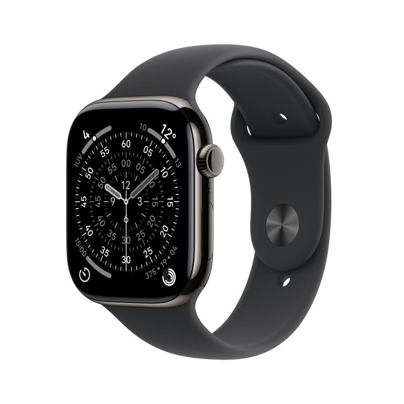 Apple AW S11 42 Cel Slate Titan Black Band S/M