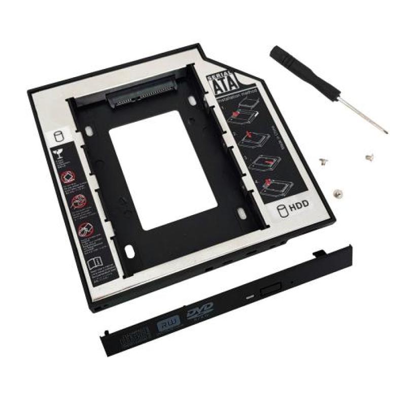 Spacer Rack extern 12.7mm, S-ATA, negru